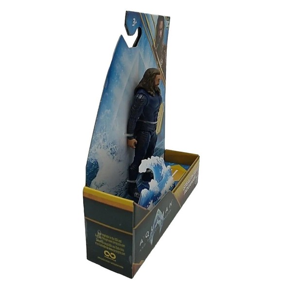 2023 Spin Master Steel Suit Aquaman and Black Manta 4” Fig - The Lost Kingdom - Picture 12 of 16